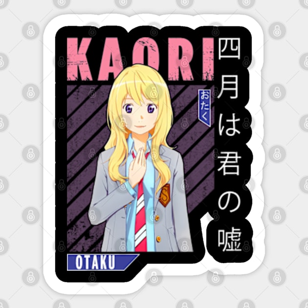 Your Lie in April Kaori 2 Sticker by RyuZen